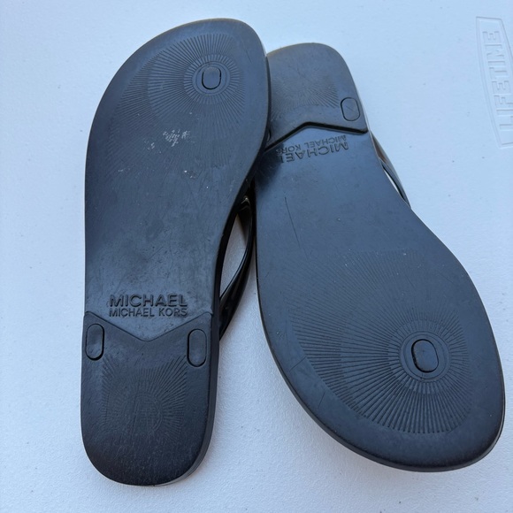 MICHAEL Michael Kors Jet Set Cork Flip-Flops Size 8 - Picture 4 of 4